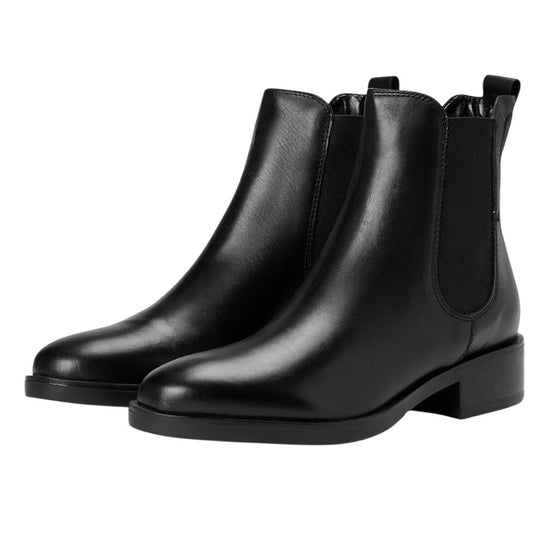 Dune London Womens Panoramic Ankle Boots EU 37 US 7 Black Leather NIB