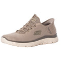 Skechers Mens Summits Slip-Ins Sneakers US 11.5 EU 45.5 Beige Grey NWT