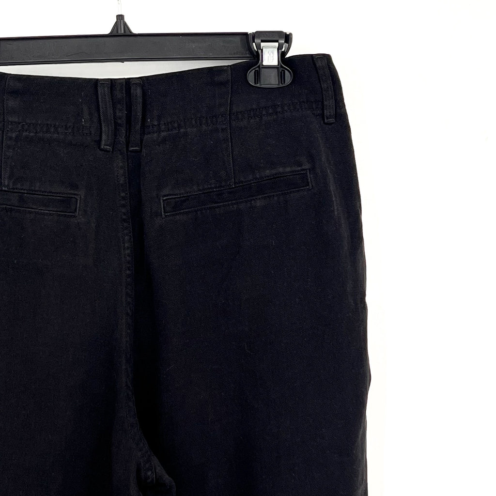 EVERLANE Women's The Utility Pant Size 6 Black Buttersoft Tapered Leg NWT
