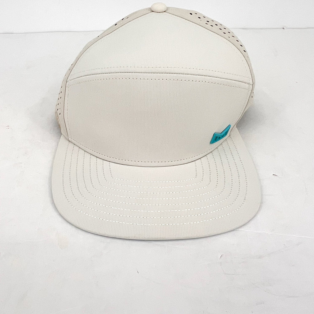 MELIN Men's Hydro Trenches Icon Performance Snapback Hat XL White Colada NWT