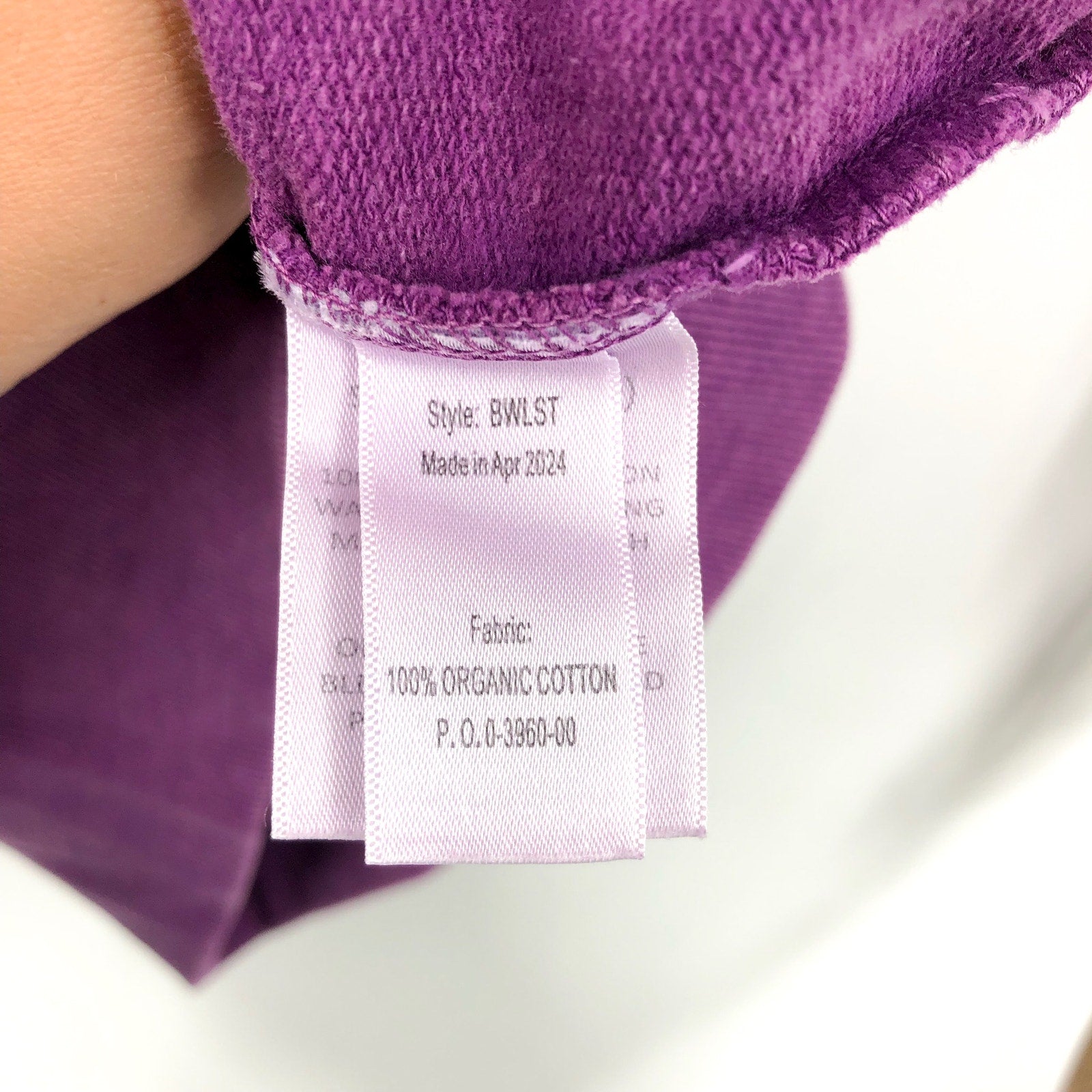 WES & WILLY Girls LSU Tigers Crewneck Sweatshirt Medium Purple Plum NWT BWLST