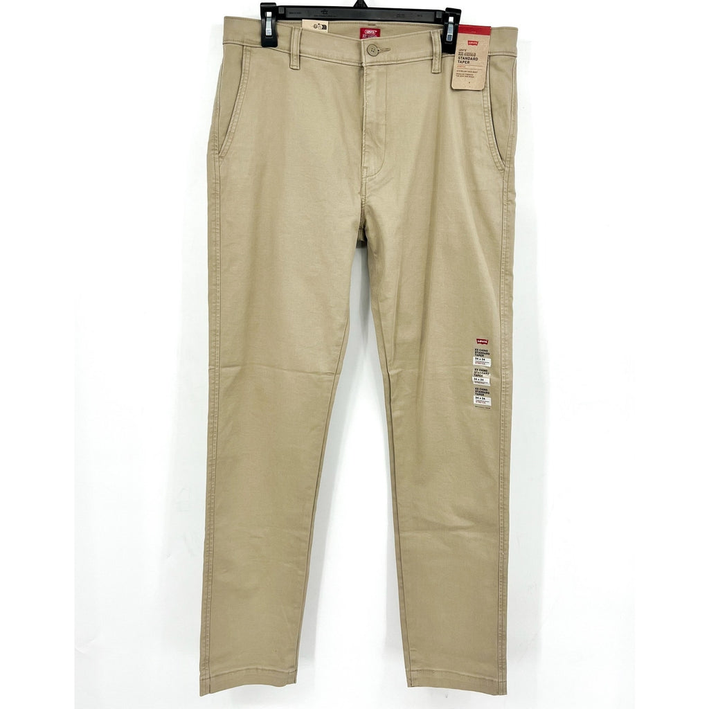 LEVI'S Men's XX Standard Taper Chinos 34x34 Tan True Chino Pants 85226-0069 NWT