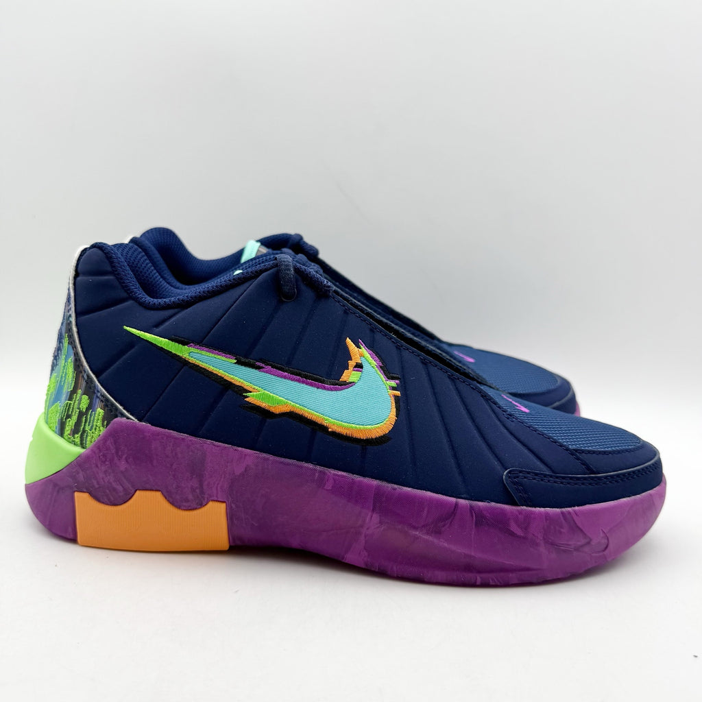 NIKE Kids Lebron Witness lx Kc Sneakers US 7 Youth EU 40 Blue Muulticolor NIB