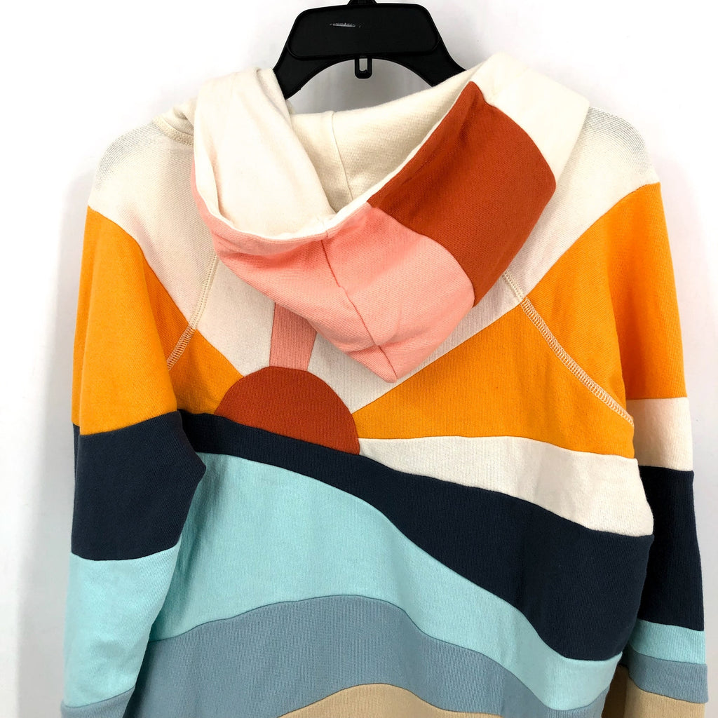 FAHERTY Women's Regular Soleil Hoodie Sweatshirt Medium Sunset Sun & Sea NWT