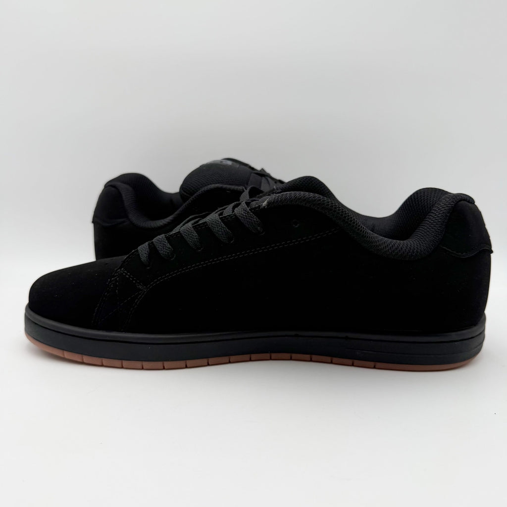 DC Mens Gaveler Low Top Skate Shoes Size 12.5 Black Casual Sneaker NWOB
