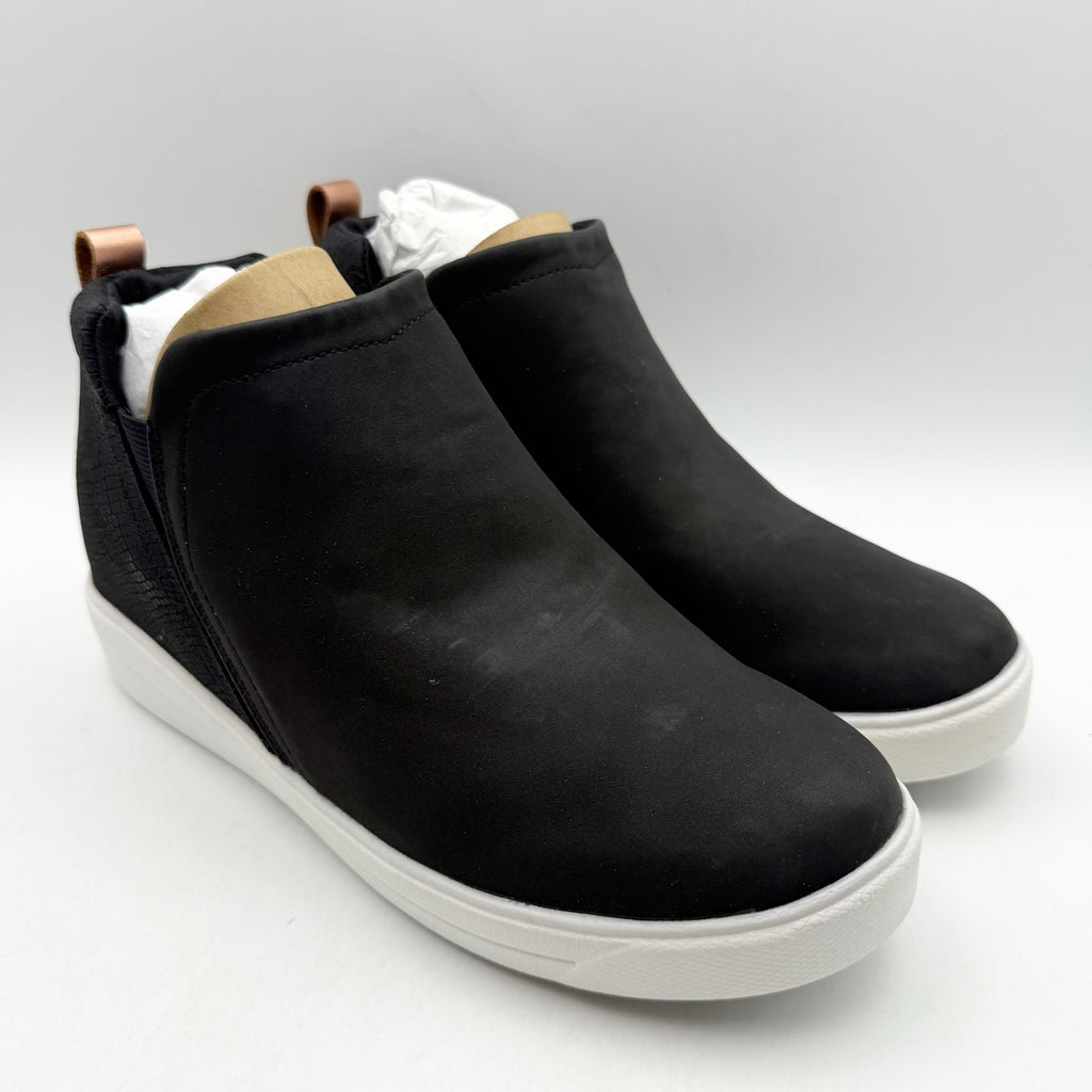 Ryka Womens Vera Wedge Casual Sneakers US 8.5 M EU 38.5 Black Knit NIB