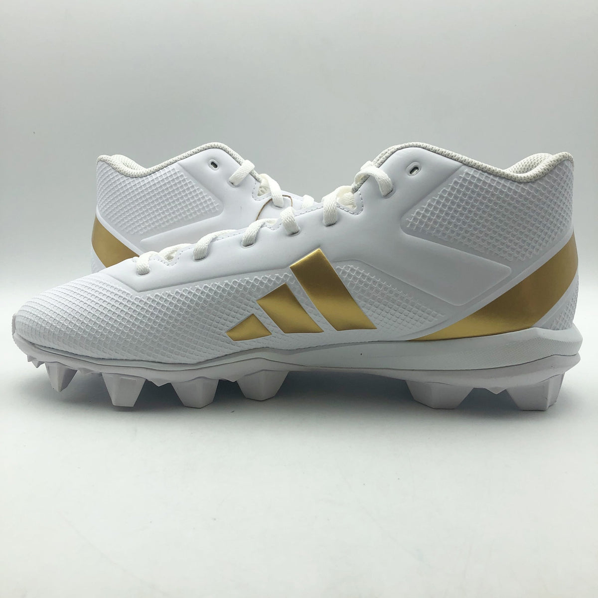 Adidas Mens Adizero Impact 2 Molded Football Cleats Size 11.5 Gold NWOB