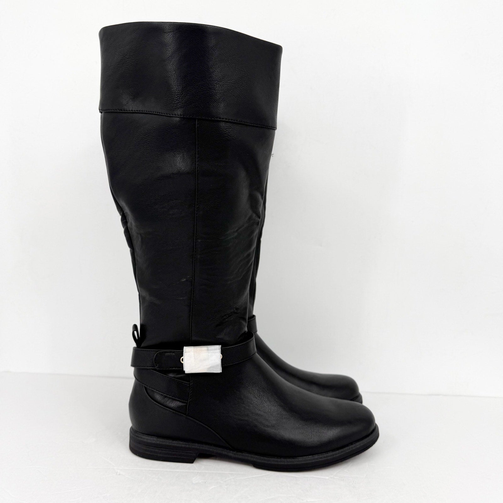 Dr. Scholls Womens Hello Rider Knee High Boot US 9 M Wide Calf Black NWT