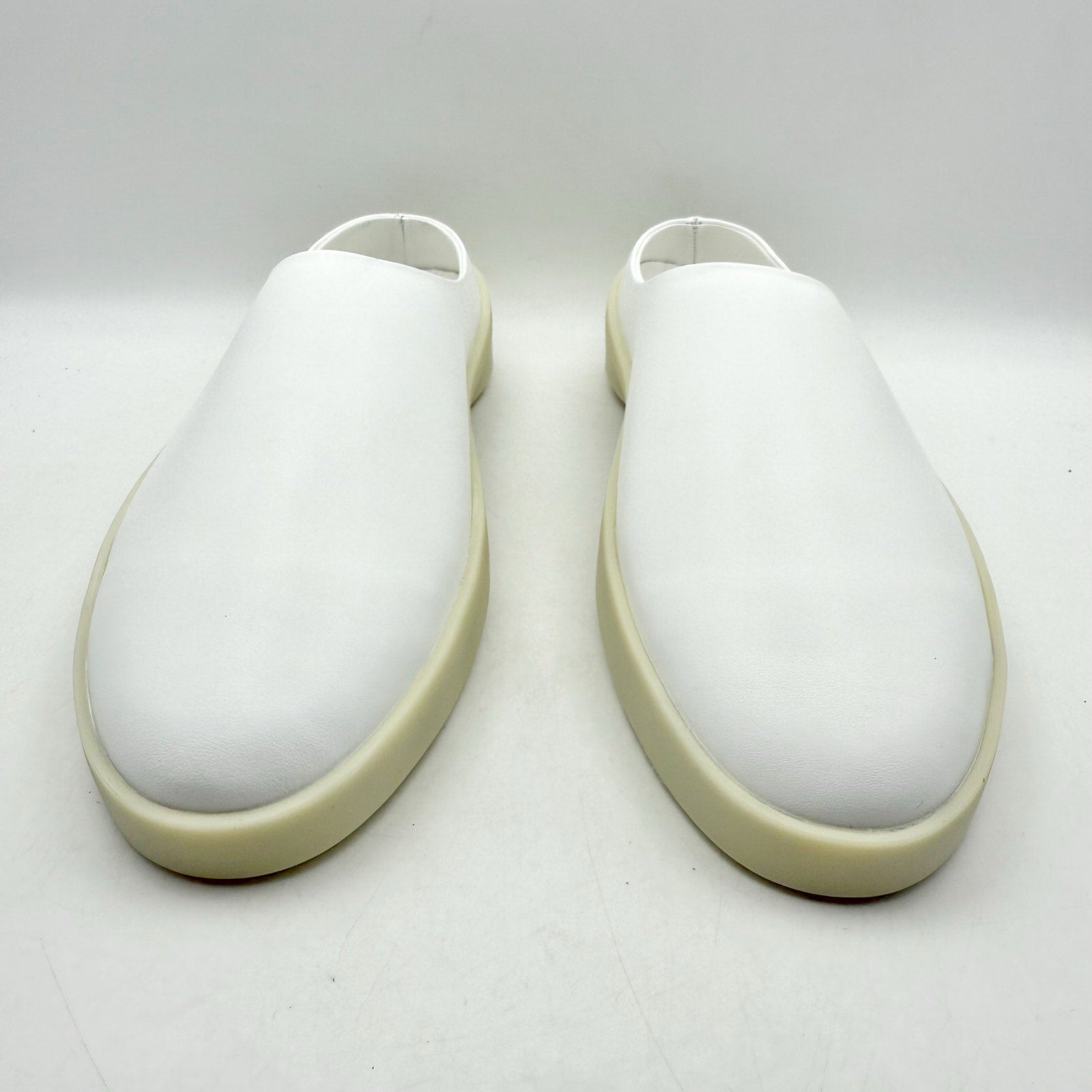 Wolf & Shepherd Mens Cruise Mule Slip On Shoes US 11 EU 44 White NIB