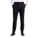 TED BAKER Mens Jim CT Dress Pants 31R Black Flat Front 100% Wool NWT