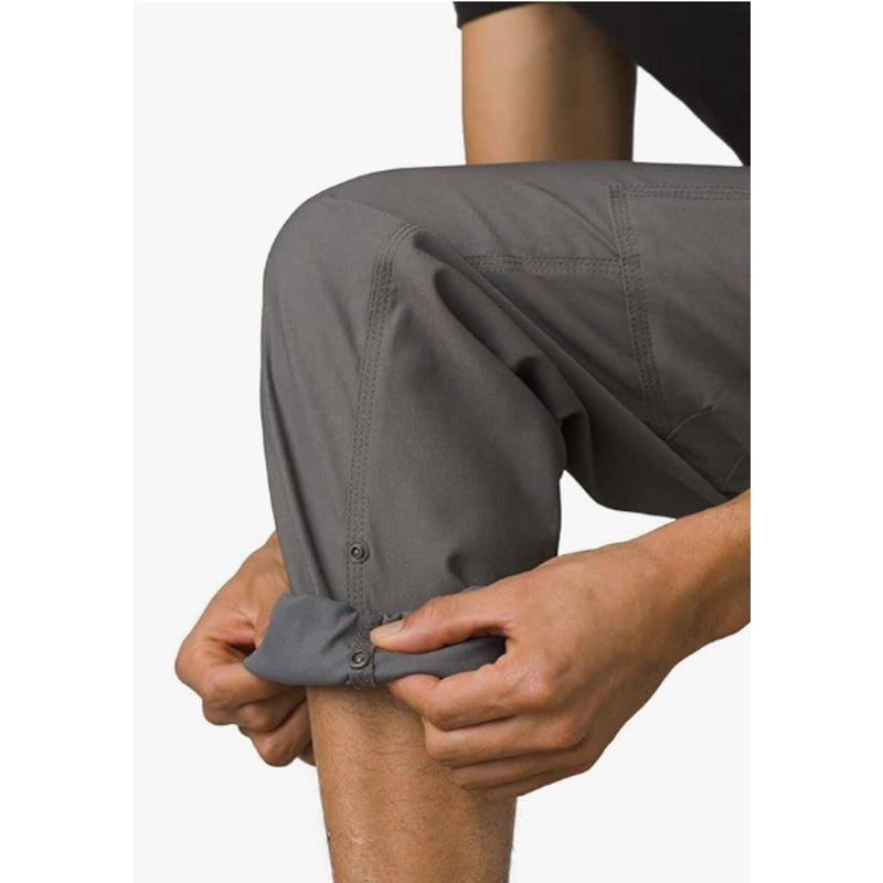 PRANA Men's Stretch Zion Pants II Size 30x34 Gray Slim Fit Water Repellent NWT