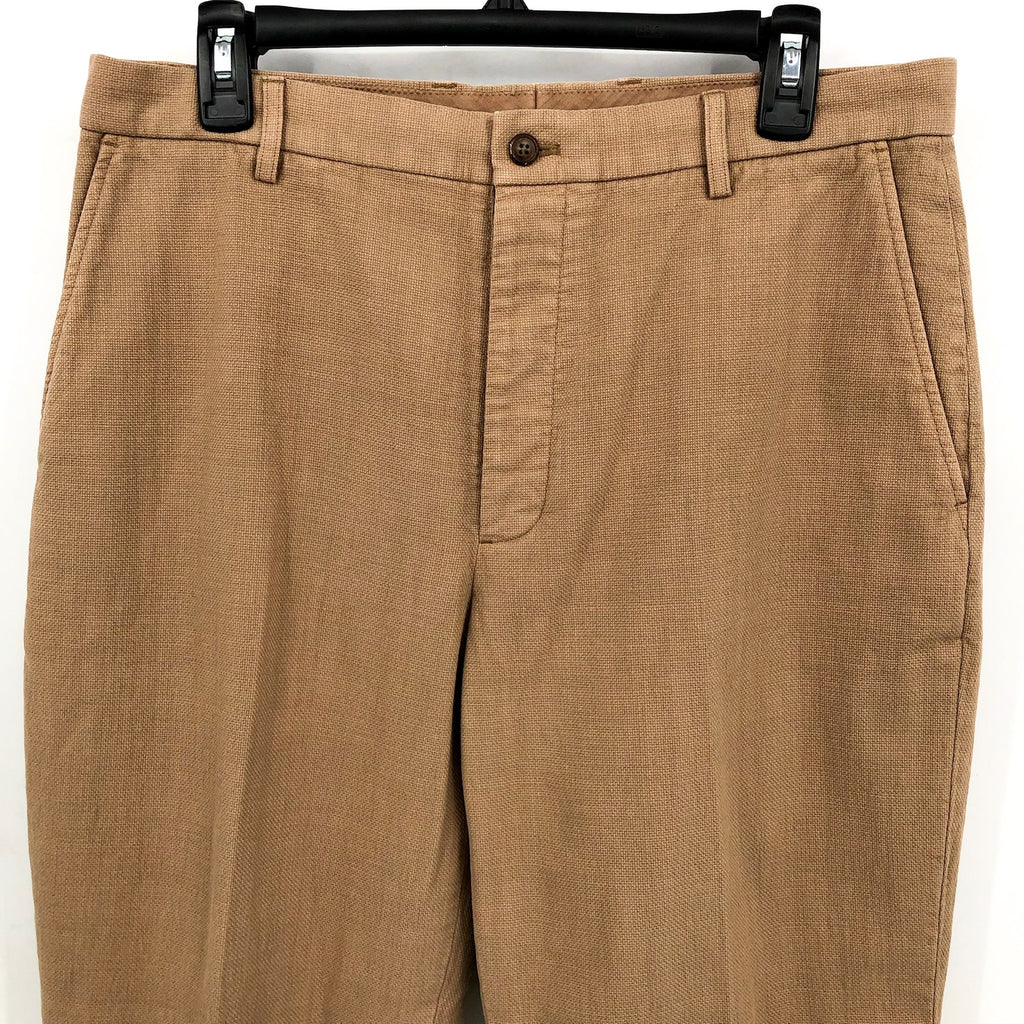 J.Crew Men's Kenmare Relaxed-fit Suit Pants 29x32 Tan Basketweave BM235 NWT