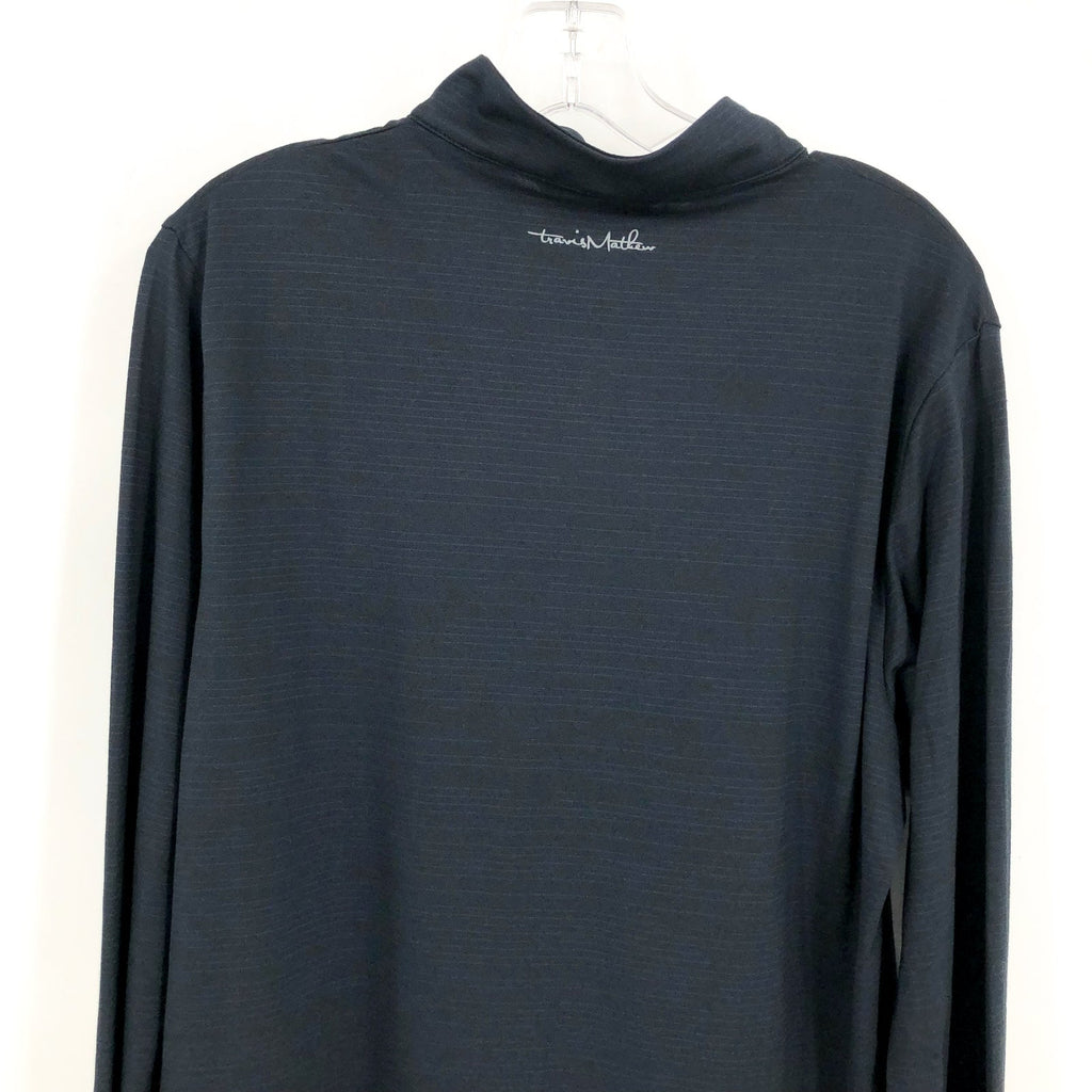 TRAVIS MATHEW Mens San Francisco Giants The Heater Quarter-Zip Medium Black NWT