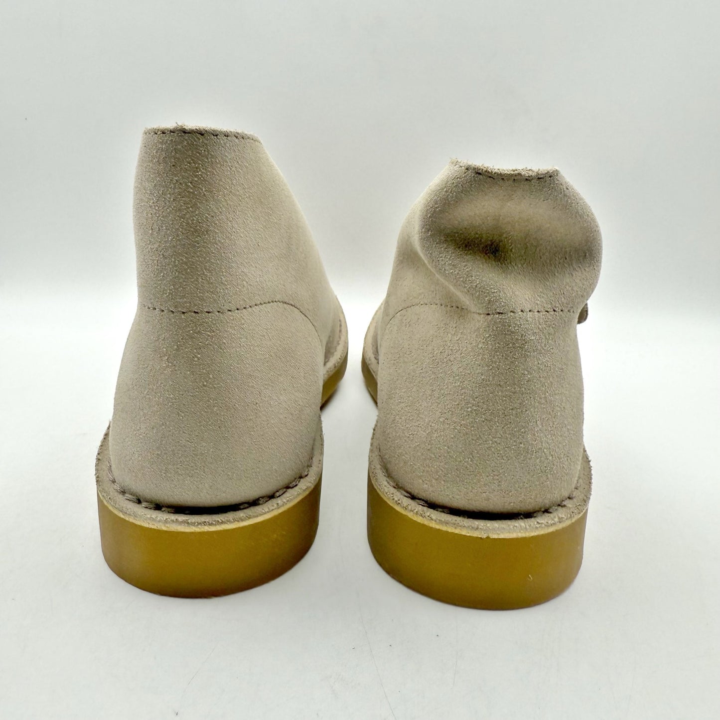 Clarks Mens Desert Coal Chukka Boots US 7.5 M EU 40 Stone Taupe Suede NIB