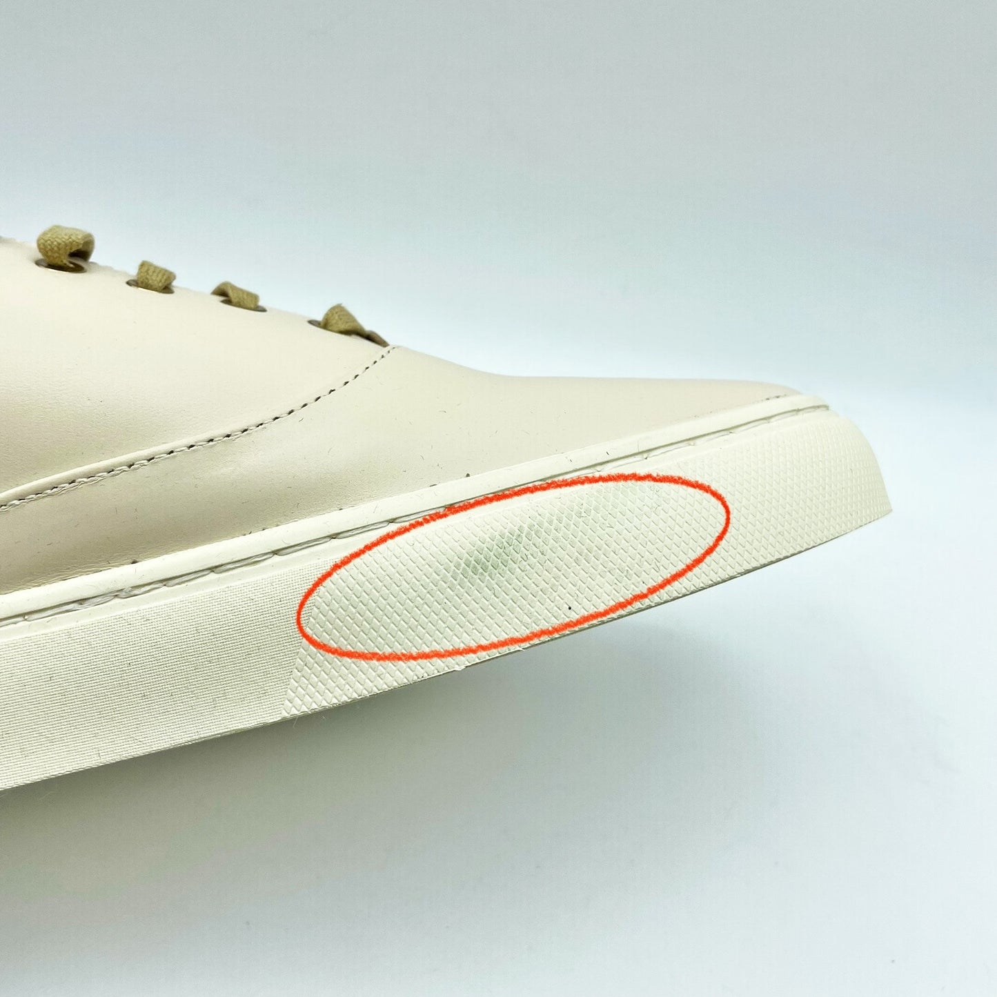 Nisolo Womens Everyday Sneakers US 10 EU 40.5 Tan Cream Leather Waterproof NIB