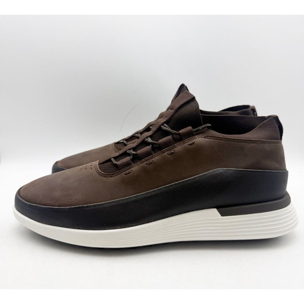 Wolf & Shepherd Mens Crossover Mid WTZ Sneakers Size 11 Dark Brown Leather NWOB