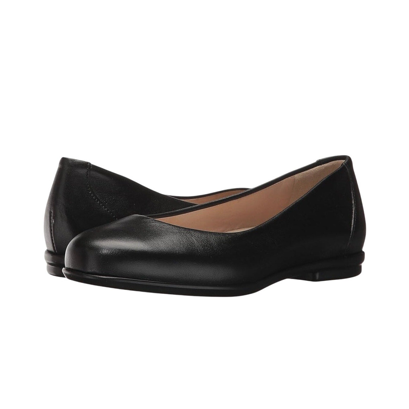 SAS Womens Scenic Ballet Flat US 9 Slim EU 39.5 Black Leather NIB