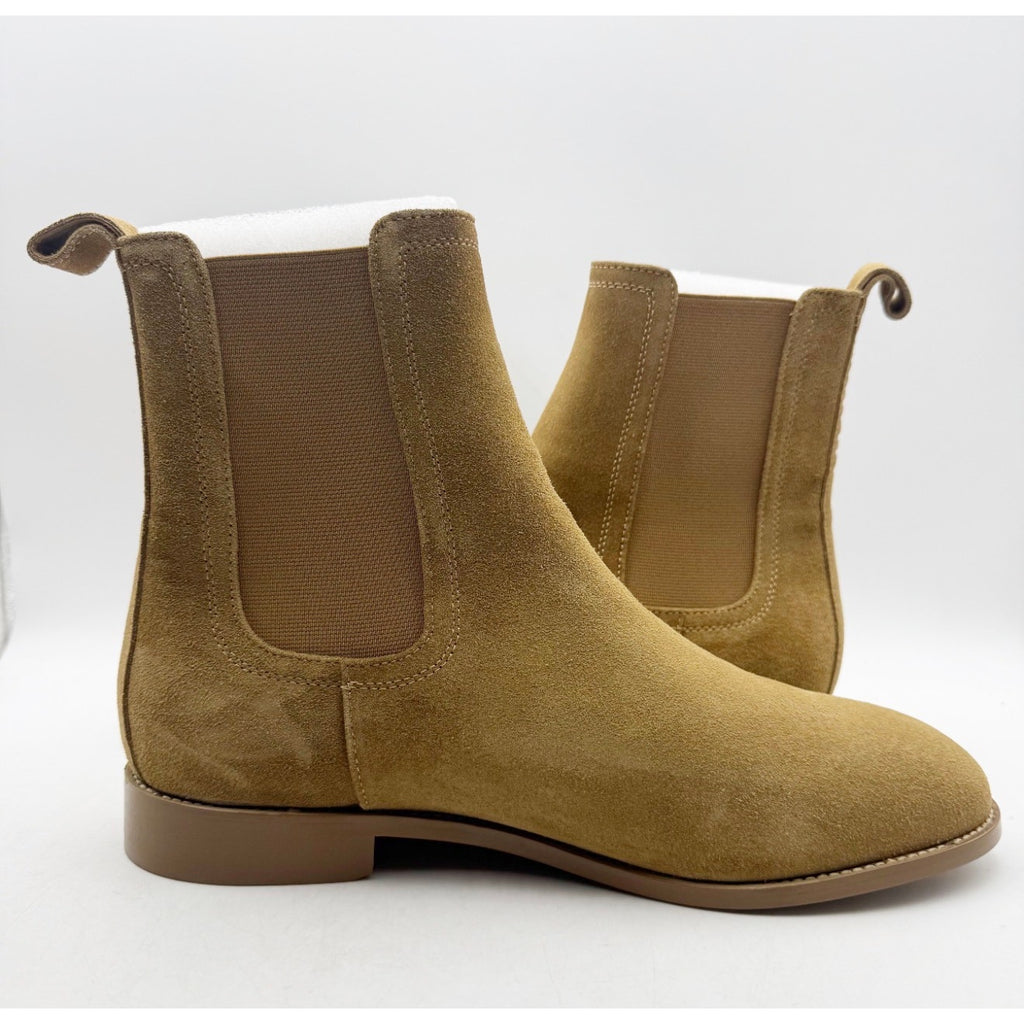 Saint Morta Men's Nomad Chelsea Boots Size 10 EU 44 Tan Camel Round Toe NIB