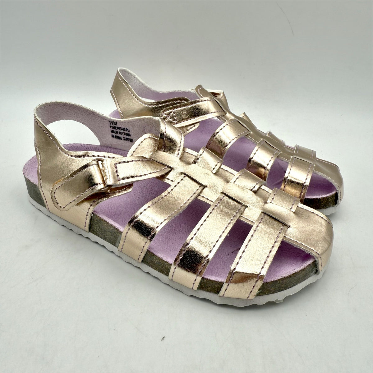 Tucker & Tate Little Kids Fisherman Morgan Sandals Size 9 M EU 26 Rose Gold NIB