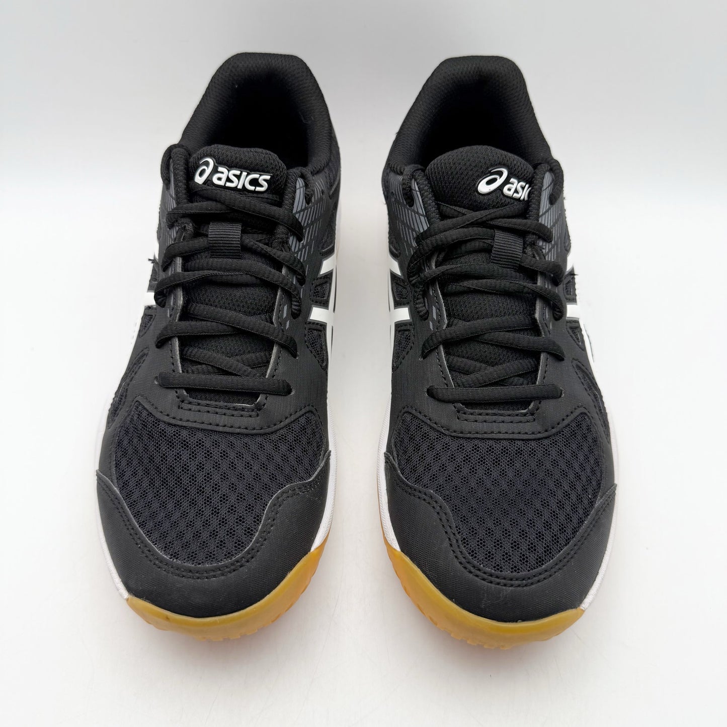 ASICS Womens Upcourt 6 Athletic Shoes US 11.5 EU 44 White Black Volleyball NIB