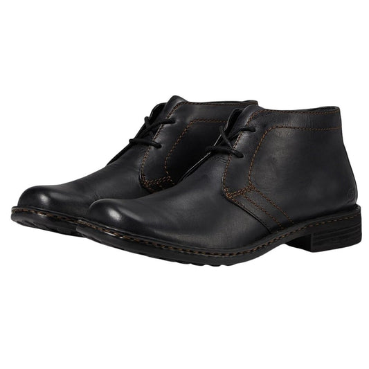 Born Mens Harrison Black Leather Ankle Boot US 11.5