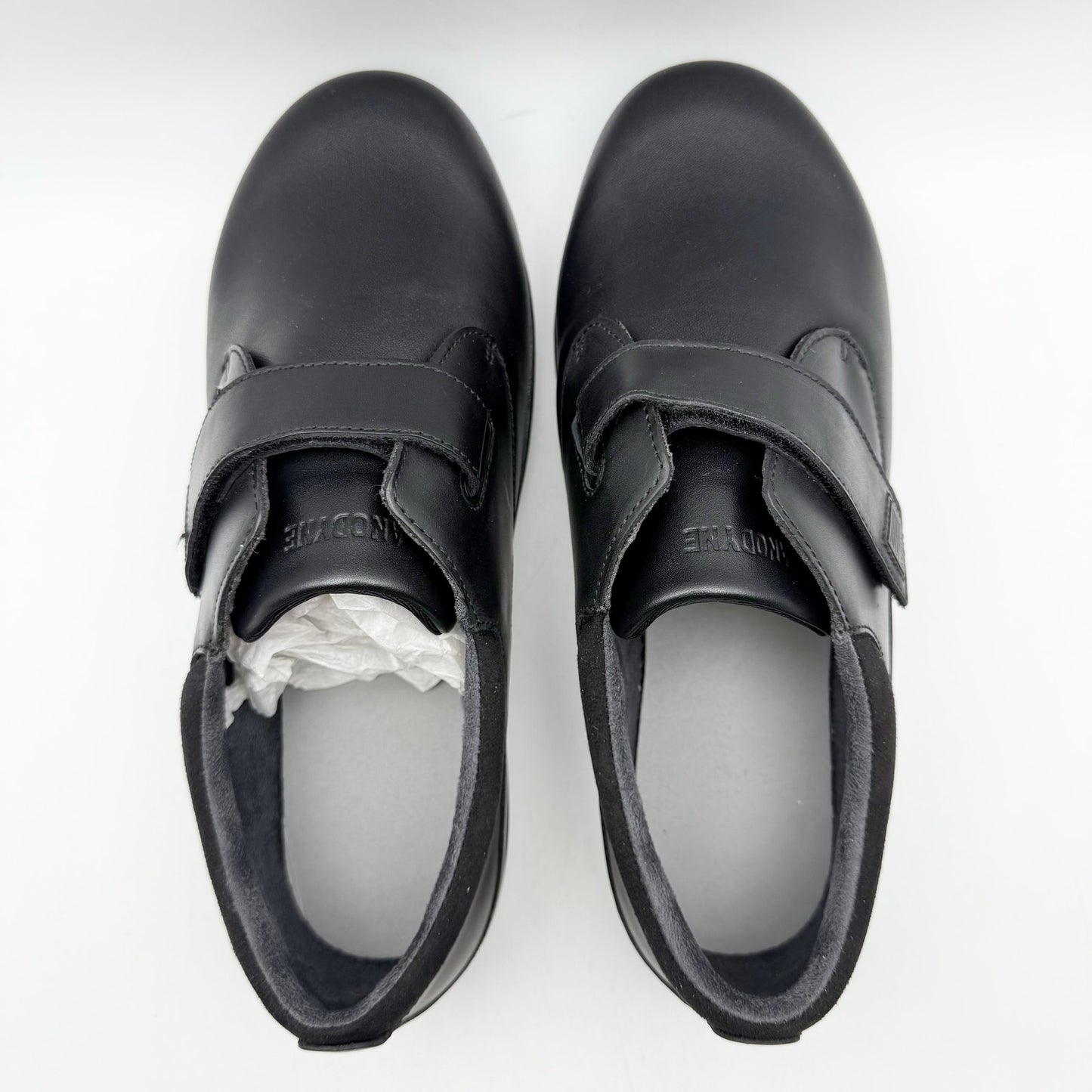 Anodyne Womens No. 81 Casual Double Depth Shoes US 9.5 XW Black Comfort NIB