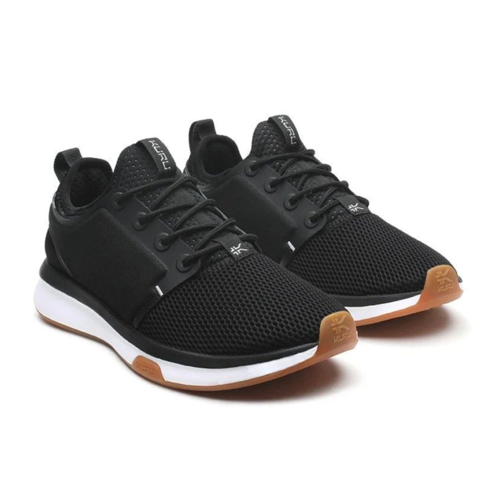 KURU Womens ATOM Athletic Sneaker Size 12 EU 44 Jet Black White Gum NIB
