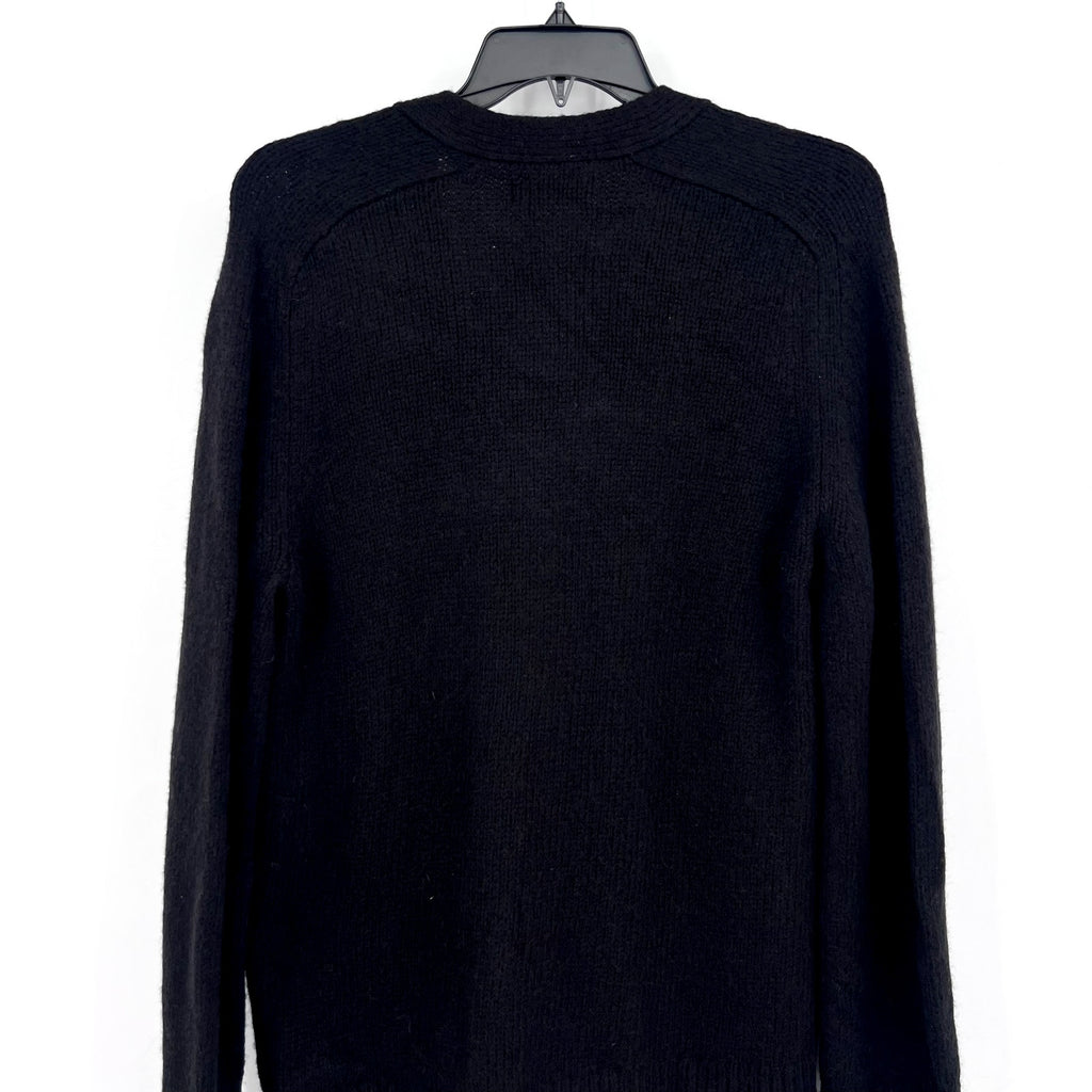 EVERLANE Men's The Cloud Relaxed Cardigan Sweater Medium Black Merino Wool NWT