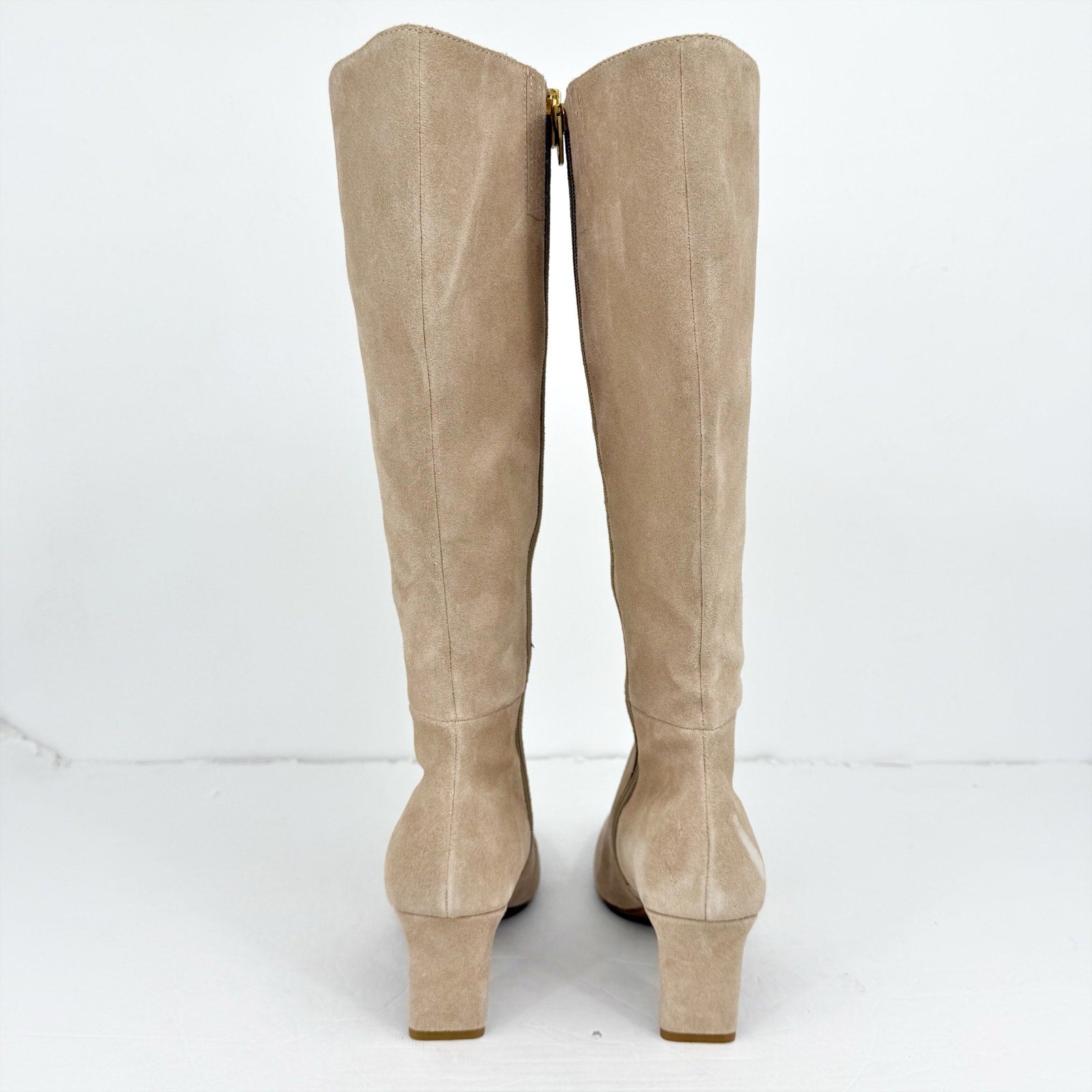 Dolce Vita Womens Gabby Knee High Boots US 7.5 M EU 38 Beige Suede NWOB