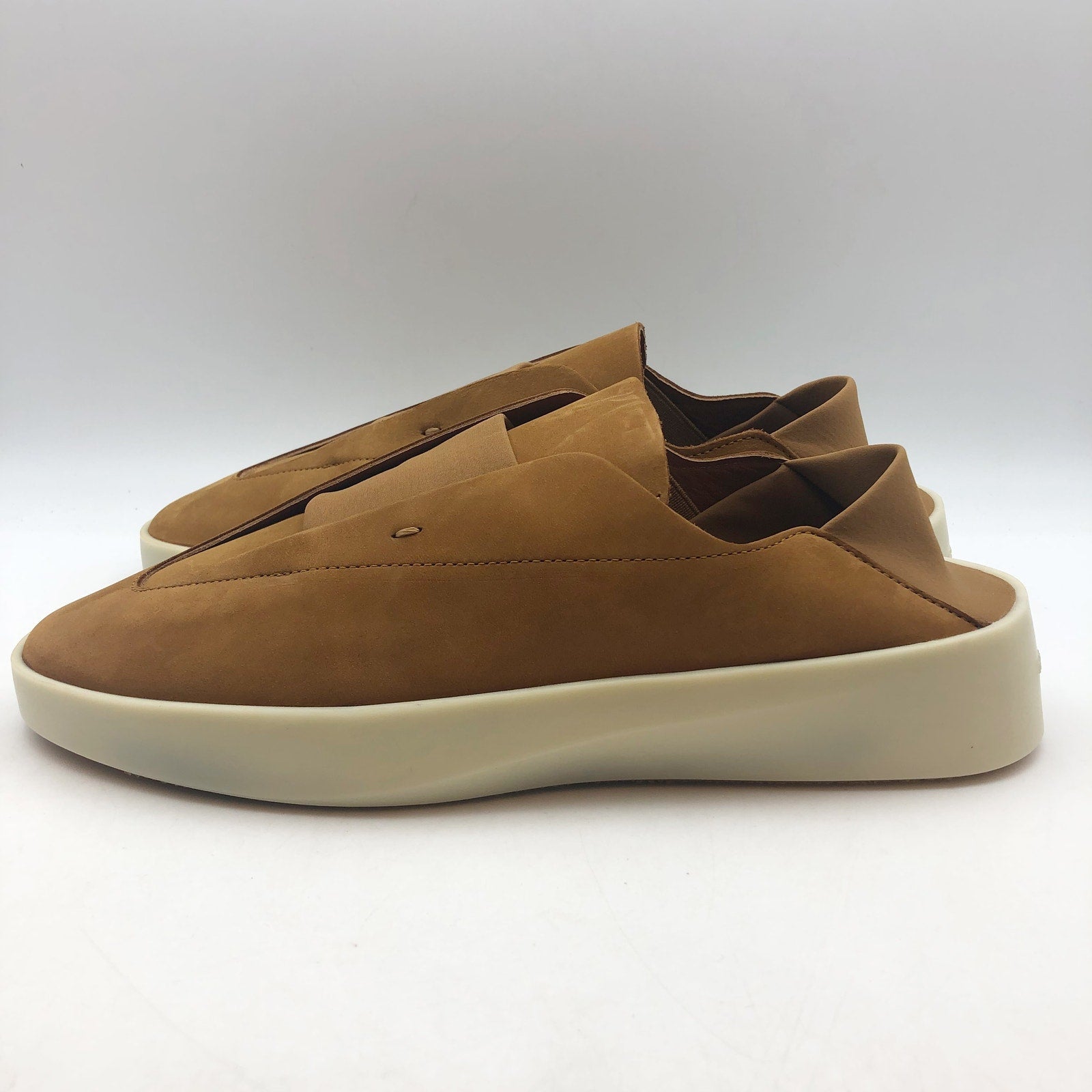 Wolf & Shepherd Mens 7.5 Womens 9 Cruise Ace Slip On Sneakers Tan Leather NIB
