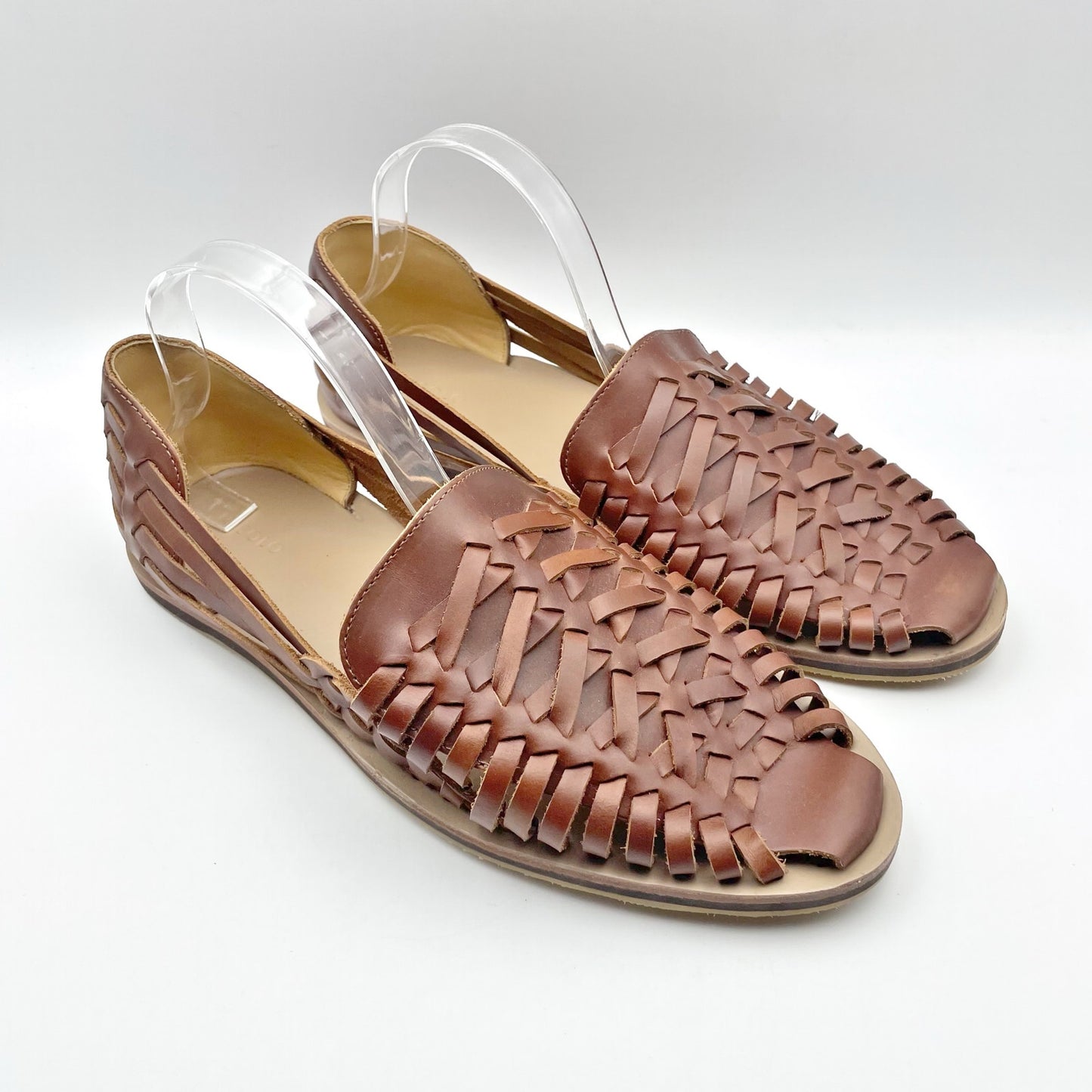 Nisolo Mens Huarache Sandal US 10 EU 43 Brown Leather NWOB