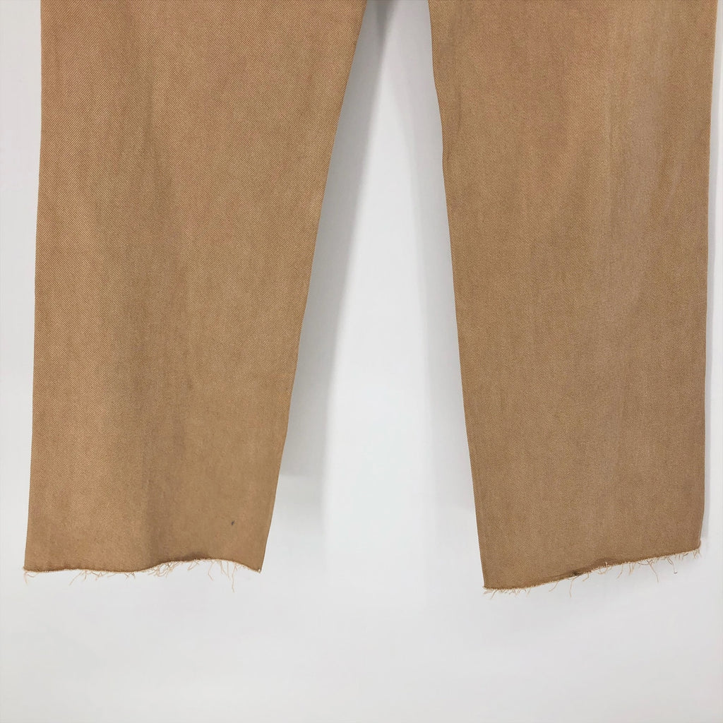 RE/DONE Womens Utility Loose Jeans US 2 26 Tan Washed Khaki Relaxed Straight NWT