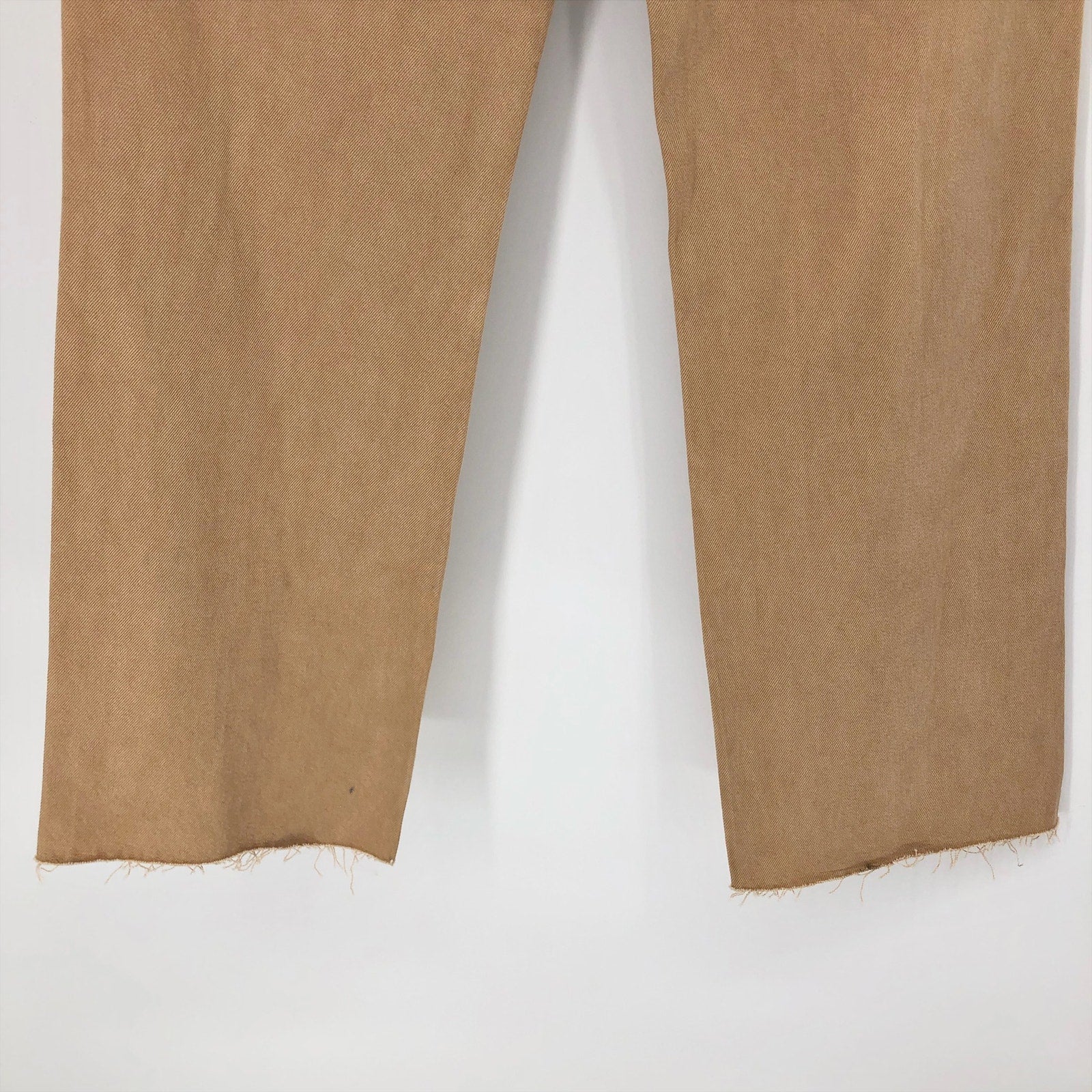 RE/DONE Womens Utility Loose Jeans US 2 26 Tan Washed Khaki Relaxed Straight NWT