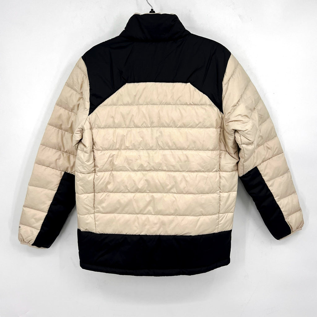 COLUMBIA Men's Autumn Park Down Jacket Small Cream Black NWT
