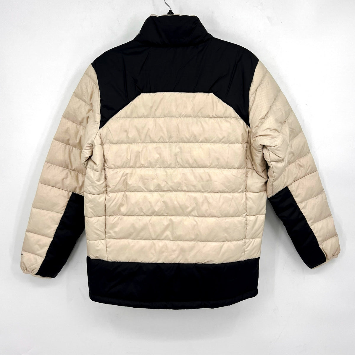 COLUMBIA Men's Autumn Park Down Jacket Small Cream Black NWT