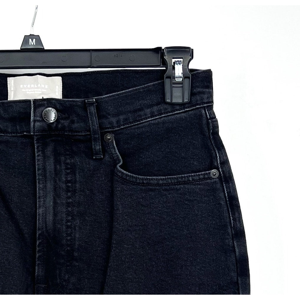 EVERLANE Womens The Original Cheeky Jeans Size 29 Tumbled Black 26.5" Inseam NWT