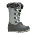 Kamik Big Kids SNOWANGEL Boots Size 7 EU 39 Grey Blue Insulated Waterproof NIB