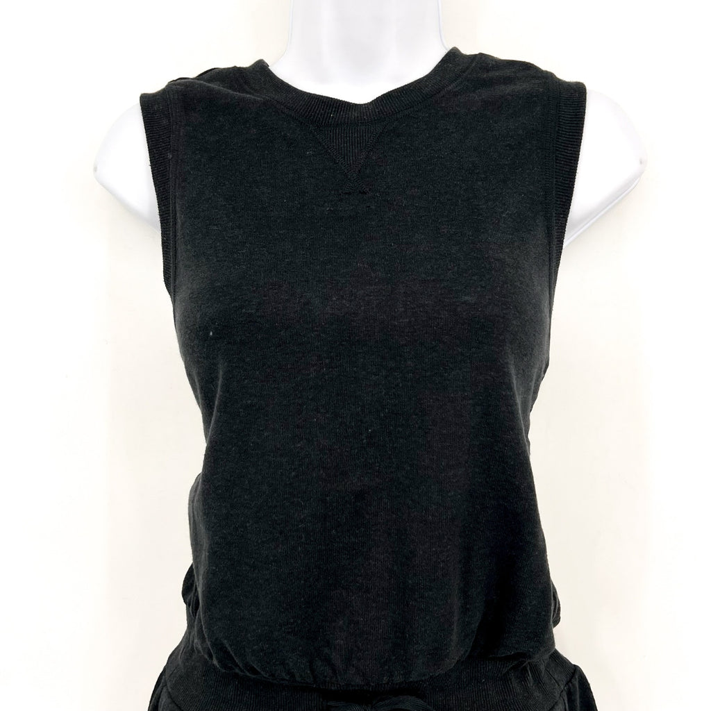 PRANA Women's Cozy Up Beach Hopper Blouson Dress Small Black Sleeveless NWT