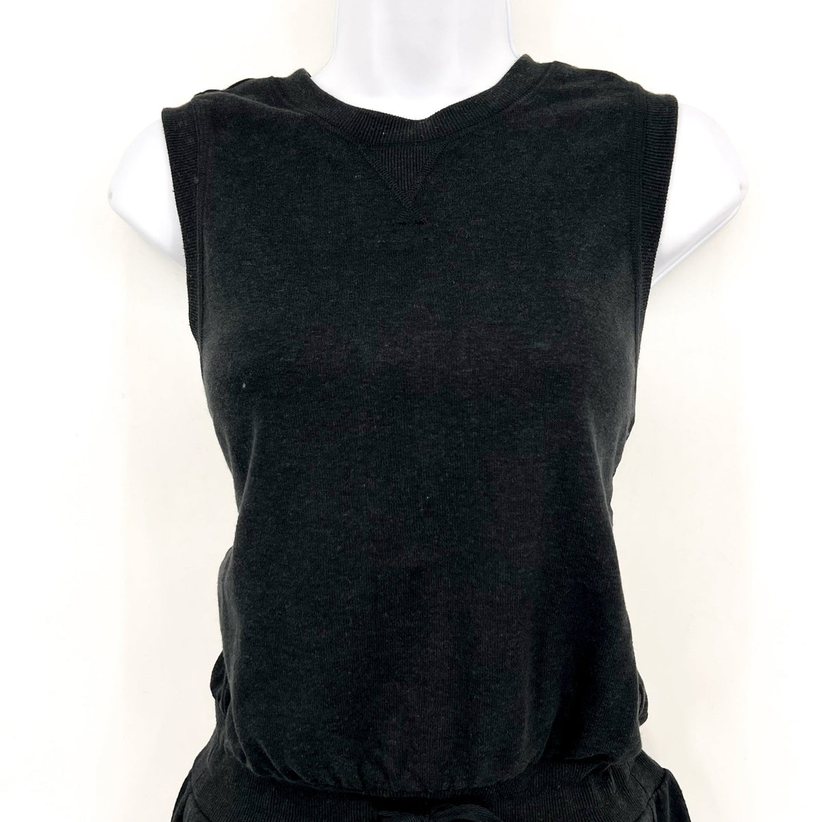 PRANA Women's Cozy Up Beach Hopper Blouson Dress Small Black Sleeveless NWT