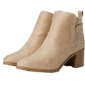 LifeStride Womens Maggie Ankle Booties Size 10 M EU 41 Light Brown NIB