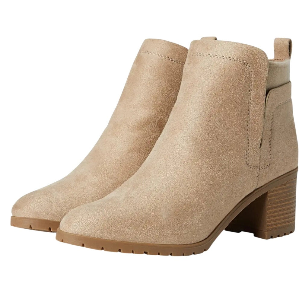 LifeStride Womens Maggie Ankle Booties US 10 M EU 41 Light Brown NIB