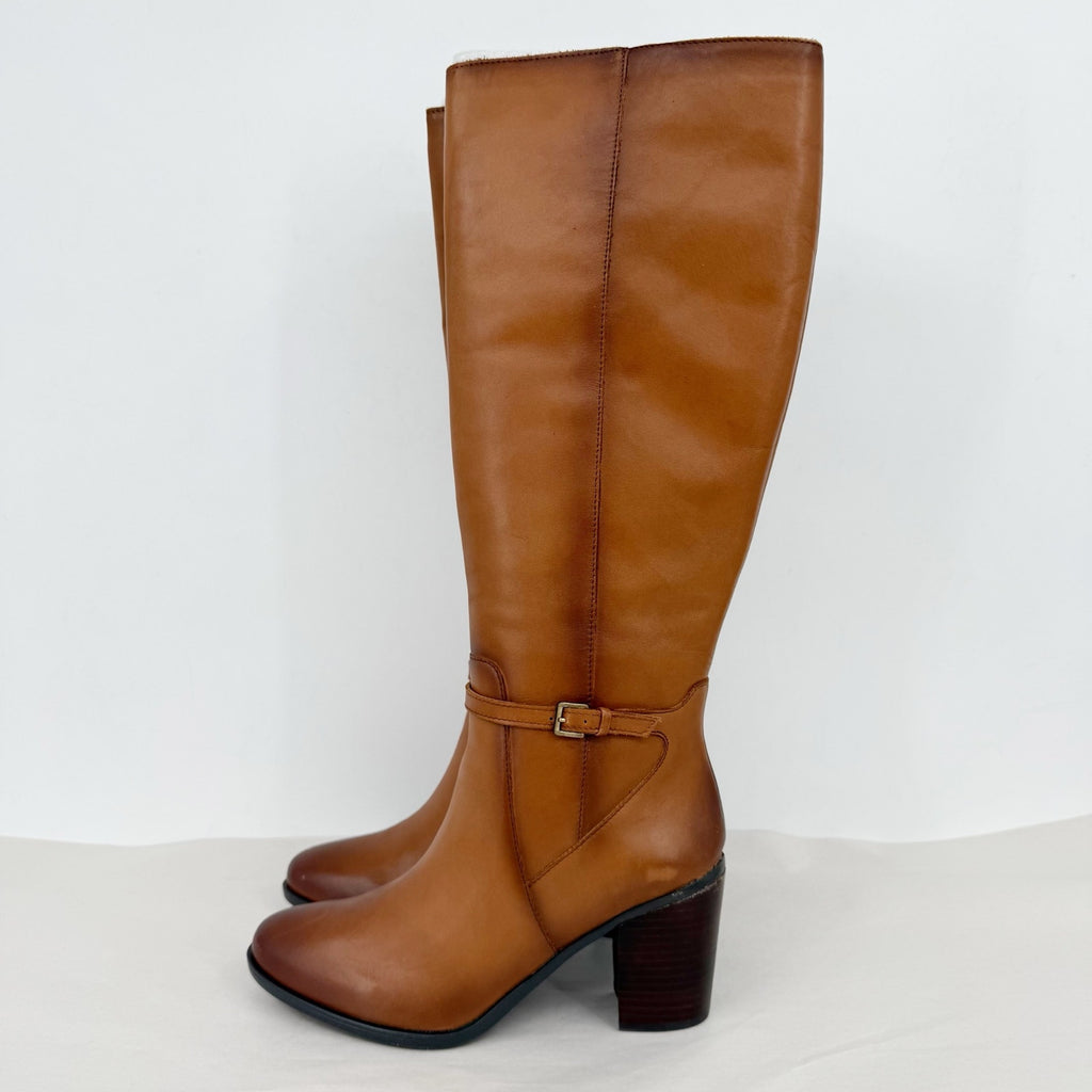 Naturalizer Womens Kalina Knee High Boots Size 10.5 EU 41.5 Leather NIB