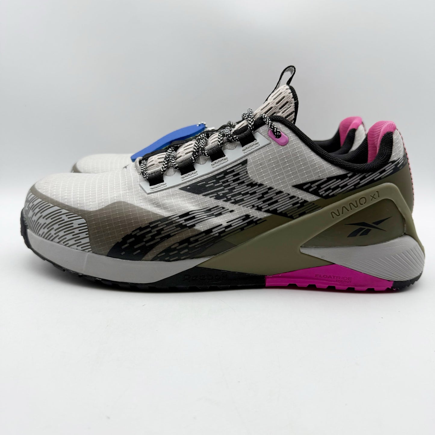 REEBOK Womens Nano X1 Adventure Comp Toe Work Shoes 12 Wide White Green SR NIB