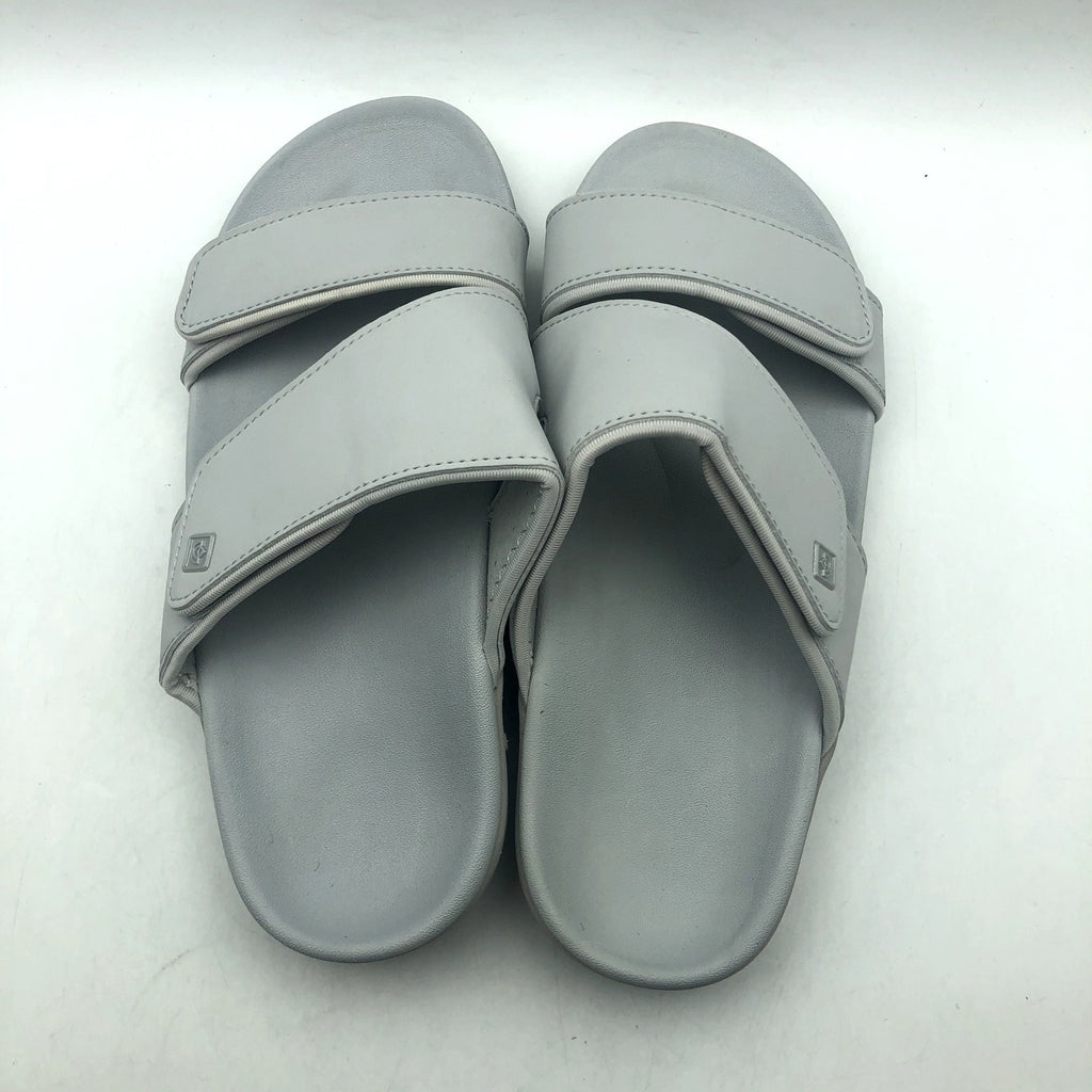 Spenco Womens KHOLO NUEVO Comfort Slide Sandals Size 7.5 WIDE Glacier Grey NWT