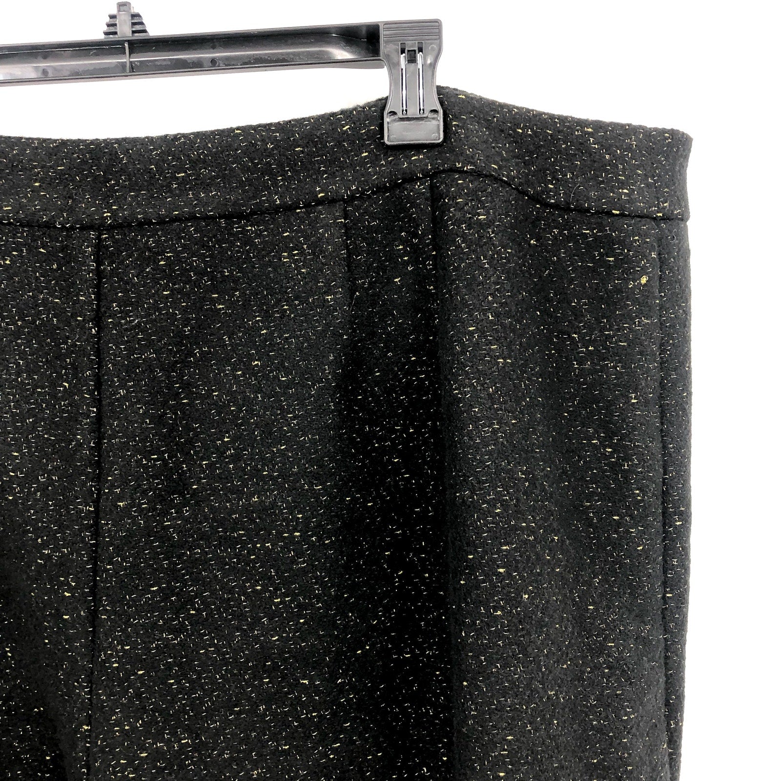 1. STATE Womens Tweed Dress Shorts 16W Rich Black Gold Speckled NWT