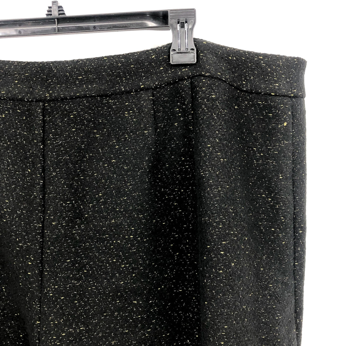 1. STATE Womens Tweed Dress Shorts 16W Rich Black Gold Speckled NWT