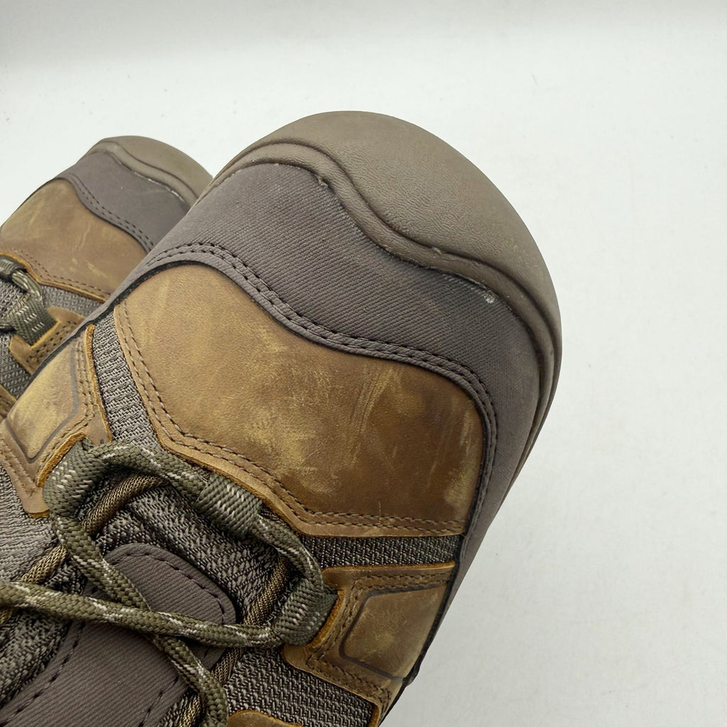 Keen Mens Circadia Mid Hiking Boots US 14 EU 47.5 Brown Leather Waterproof NWOB
