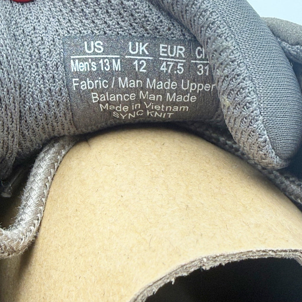 Dr. Scholls Mens Sync Oxford Shoes Size 13 M EU 47.5 Grey Knit Faux Leather NIB