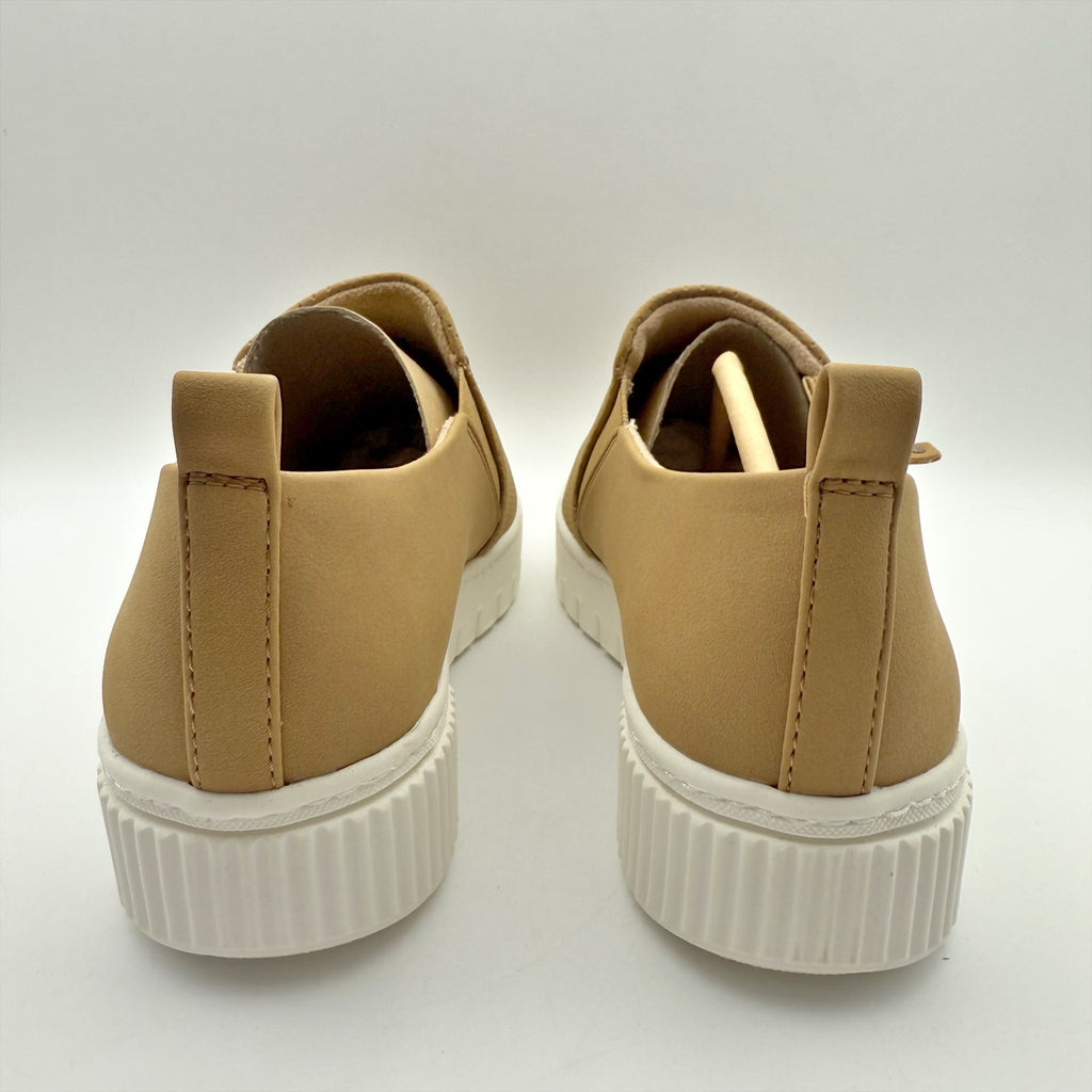 Soul Naturalizer Womens Turner Loafers Size 9.5 Brown Beige Slip On NIB