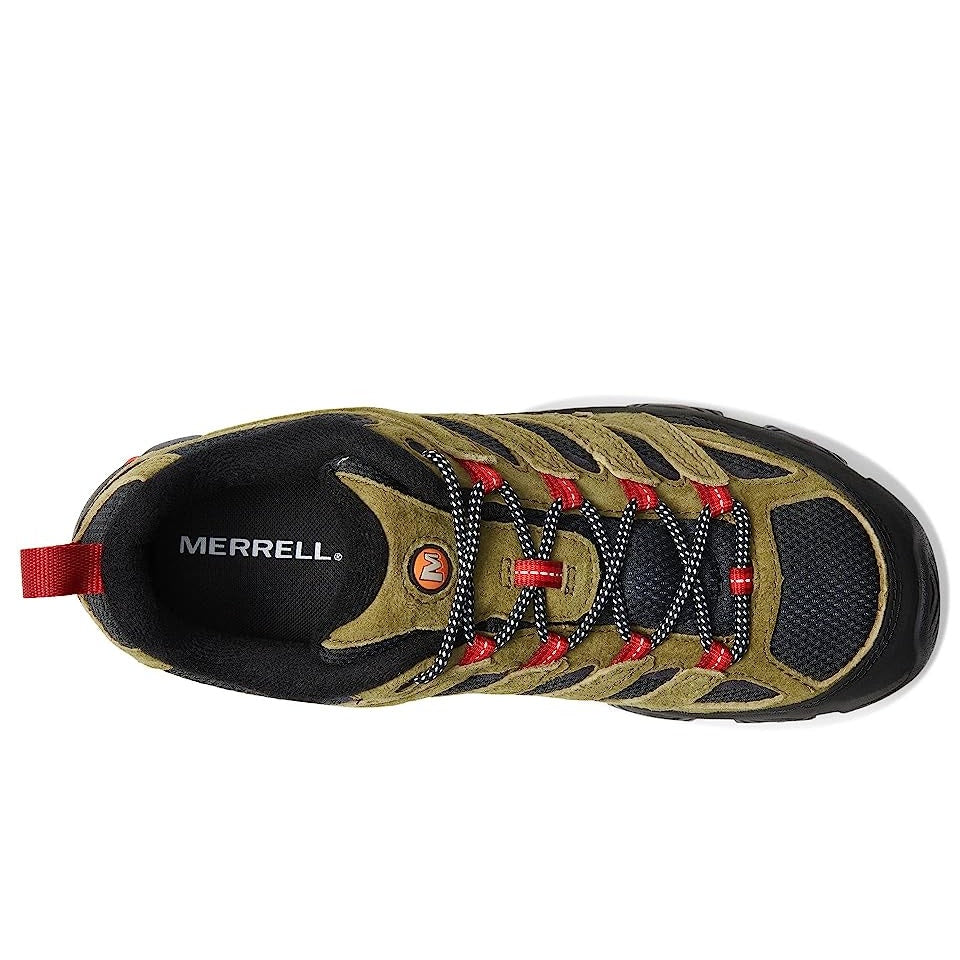 Merrell Mens Moab 3 Hiking Sneakers US 10 Green Black Suede Leather NIB